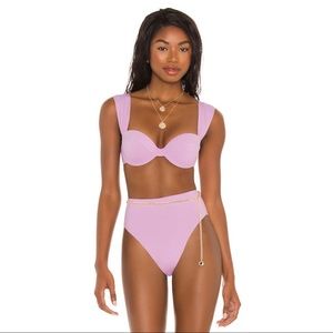 WeWoreWhat Claudia Bikini Set in Lilac
